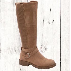 Corkys Hayride Boot in Sand Suede, size 8